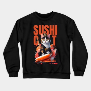 Sushi cat Crewneck Sweatshirt